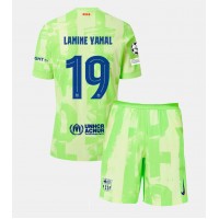 Dres Barcelona Lamine Yamal #19 Tretina pre deti 2024-25 Krátky Rukáv (+ trenírky)